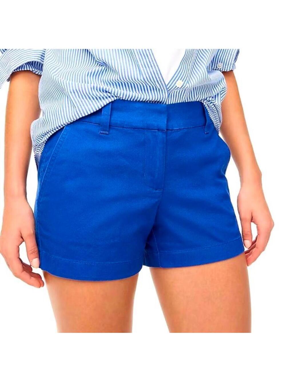 J.Crew Royal Blue 3.5" Classic Chino Shorts Women’s size 12